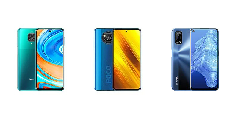 Realme 7 5G vs Redmi Poznámka 9 Pro vs POCO X3: Porovnanie špecifikácií
